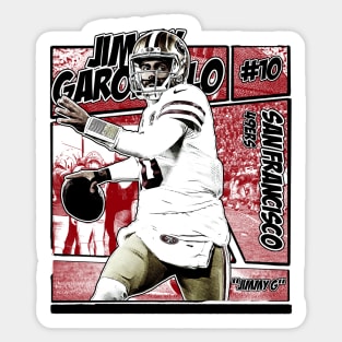 Jimmy Garoppolo // Comics Retro 90s Sticker